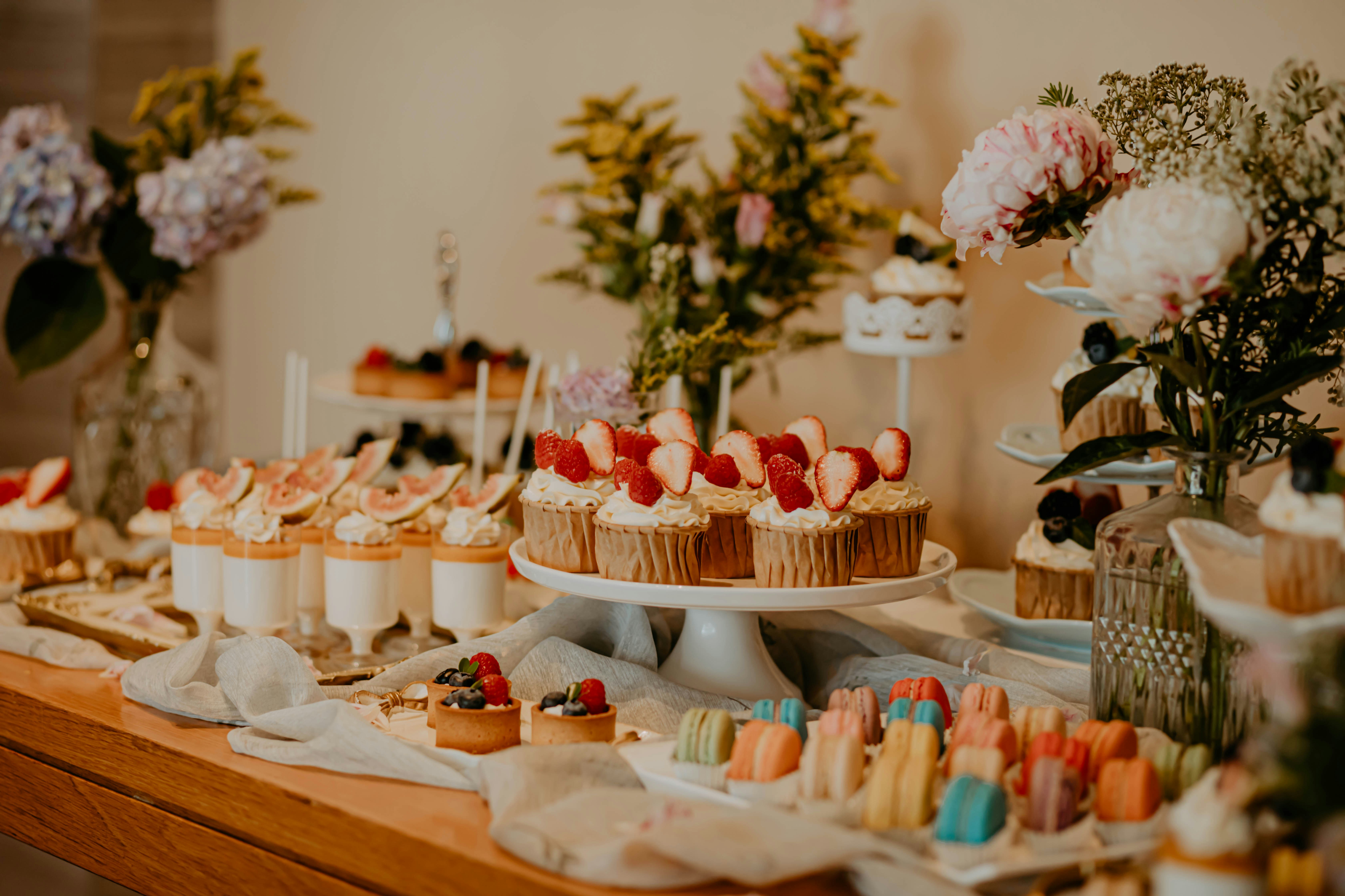 Mesa de postres para eventos